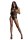 Contrast Net Teddy - Black Onesize - Queensize