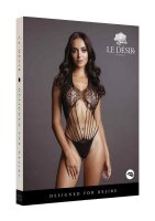 Strappy Lace Teddy Black - Onesize - Queensize