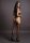 Contrast Suspender Bodystocking - Black Onesize - Queensize