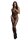 Net High Neck Bodystocking Black - Onesize - Queensize