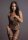 Net High Neck Bodystocking Black - Onesize - Queensize