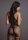 Net High Neck Bodystocking Black - Onesize - Queensize