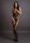 Net High Neck Bodystocking Black - Onesize - Queensize
