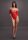 Crotchless Rhinestone Teddy - Red Onesize - Queensize
