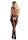 Crotchless Leopard Bodystocking - Black Onesize - Queensize