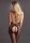Crotchless Leopard Bodystocking - Black Onesize - Queensize