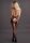 Crotchless Leopard Bodystocking - Black Onesize - Queensize