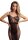 Knee-Length Lace und Fishnet Dress Black Onesize - Queensize