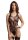 Crotchless Rhinestone Halter Teddy  - Black Onesize - Queensize