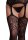 Suspender Rhinestone Bodystocking - Black Onesize - Queensize