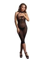 High Neck Dress Black Onesize - Queensize