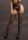 Suspender Leopard Pantyhose Black Onesize - Queensize