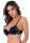 Push-up bra w/ lace racerback Black - 75D - 85D