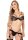 Unlined bra set with garter Black - S/M - L/XL