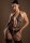 Wetlook and Fishnet Bodysuit Black - S/M - L/XL