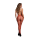 Le D&egrave;sir Schillernde Strumpfhose mit Ausschnitten Red/Gold Glitter Onesize - Queensize