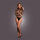 Le D&eacute;sir Body with Fishnet Structure and Turtle Neck Black Onesize - Queensize