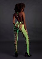 Shots Ouch! UV-Neon Bodystocking gr&uuml;n Onesize - Queensize