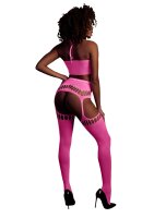 Shots Ouch! UV-Neon Zweiteiler mit Crop Top und...