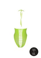 Shots Ouch! UV-Neon Body mit Cut Outs gr&uuml;n Onesize - Queensize