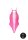 Shots Ouch! UV-Neon Body mit Cut Outs pink Onesize - Queensize