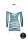 Long-Sleeved Net Mini Dress BlueOnesize - Queensize