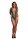 V-Neck Teddy with Opaque Panels Green Onesize - Queensize