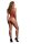 V-Neck Teddy with Opaque Panels Red Onesize - Queensize
