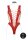 V-Neck Teddy with Opaque Panels Red Onesize - Queensize