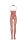 Fishnet and Lace Bodystocking Red Onesize - Queensize