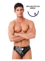 Rimba - Mens Briefs with buttplug inside (10 x 3.5 cm) -...