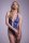 Christine Lace open crotch body Renee- blue - S/M - L/XL