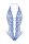 Christine Lace open crotch body Renee- blue - S/M - L/XL