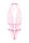 Christine Lace open crotch body Renee- pink - S/M - L/XL