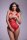 Christine Wetlook Body with open crotch/cups Mistique red S/M - L/XL