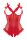 Christine Wetlook Body with open crotch/cups Mistique red S/M - L/XL