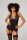 Christine Catchy Cabaret Suspendertop-Set - black - S - XXL