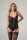 Christine 2-pc Suspendertop-set Marzia- black - S/M - L/XL