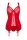 Christine 2-pc Suspendertop set Marzia - red  - S/M - L/XL