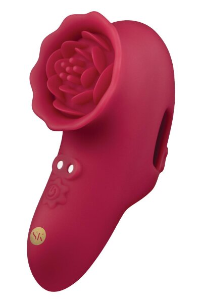 Secret Kisses Rosegasm Playful Finger Vibrator Pink 8.8 cm