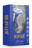 Blush Oh My Gem Prestige Anal Plug Blue 8.3 cm &Oslash; 3.2 cm