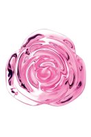 B-Vibe Pink Roses Glass Butt Plug Training Set 3,95 cm