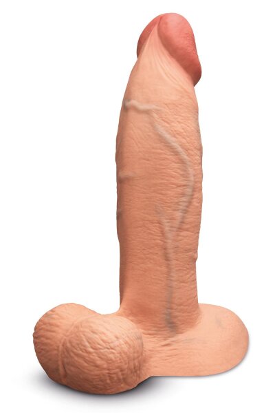B-Vibe Slipskin Breiter Dildo Beige 23 cm