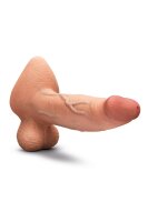 B-Vibe Slipskin Breiter Dildo Beige 23 cm