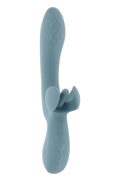 Evolved Take Your Flick Rabbit Vibrator Blau 24,2 cm