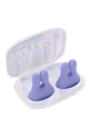 Evolved Playboy Nippelklemmen mit Vibration Lila