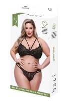 Baci 2-teiliges Set aus BH und Slip Schwarz Queen Size
