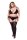 Baci 3-teiliges BH-Strumpfhalter- und H&ouml;schenset Schwarz Queen Size