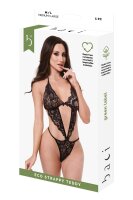 Baci Strappy Teddy Schwarz S-M