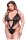 Baci Strappy Teddy Schwarz Queen Size